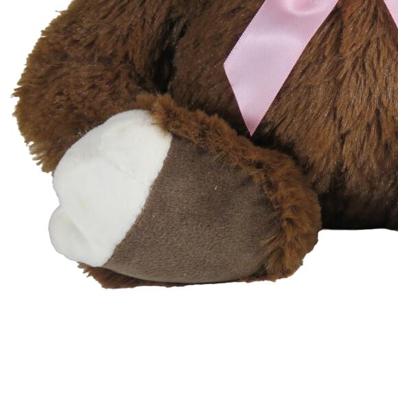 Kellytoy Sloth Bunny Ears Plush Toy Pink Bow Stuffed Animal Sitting 13" Tall - Picture 6 of 16